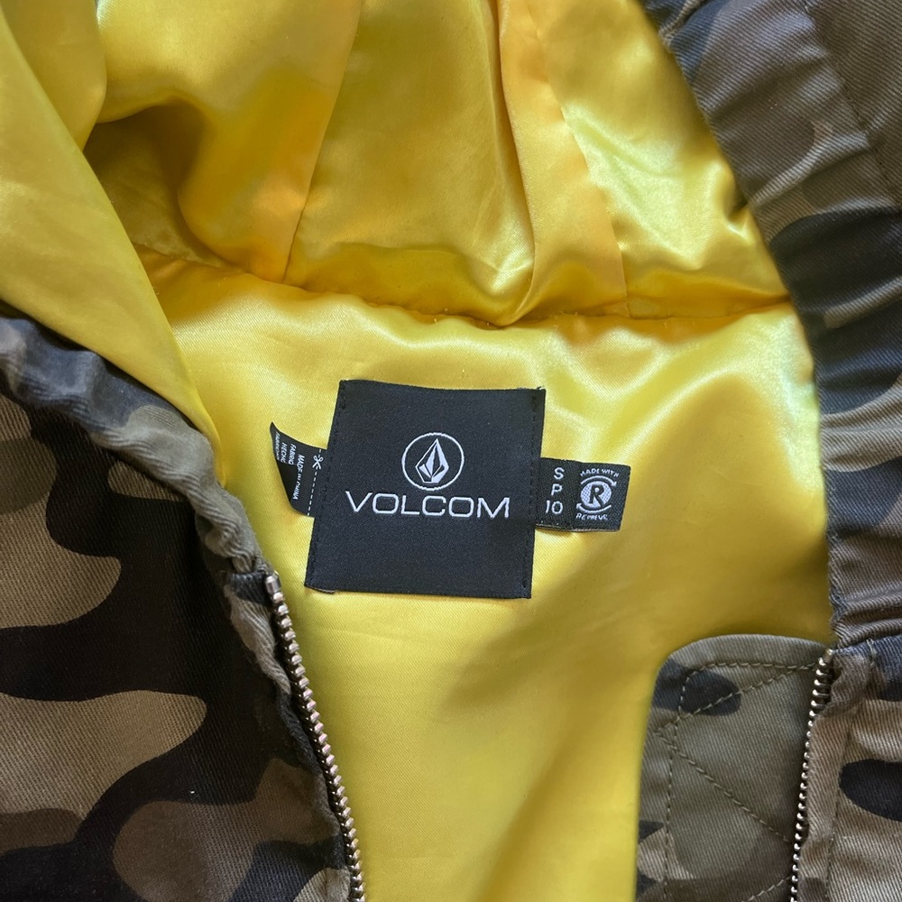 Army Volcom Jacket Size Womens Small - image 4